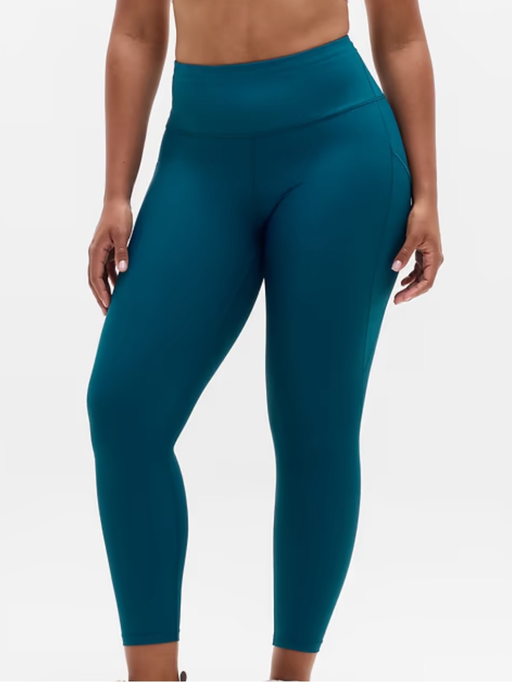 Athleta INTERVAL STASH Z/S TICHT
LEGGING 718 POCHES DISSIMULEES L teal green